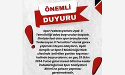 Uşak’ta Federasyon İl Temsilciliği başvuruları başladı