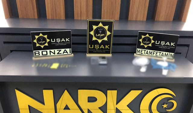 Uşak’ta uyuşturucu operasyonunda 1 kişi tutuklandı