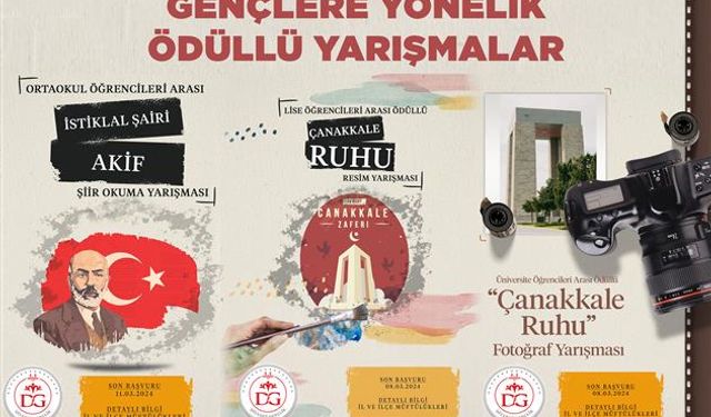 Uşak Müftülüğünden para ödüllü yarışmalar