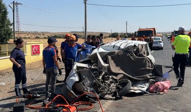 Ulubey yolunda feci kaza! Baba ile kızı öldü