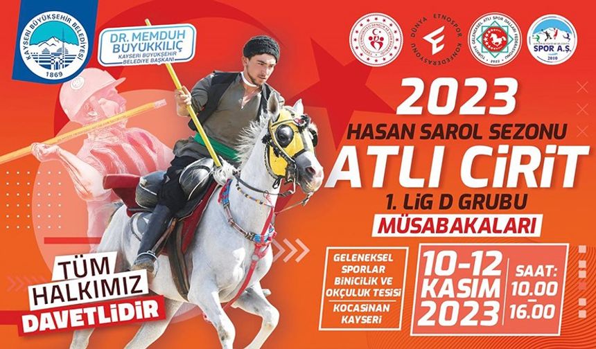 Uşaklı ciritçiler Kayseri'de mücadele edecek