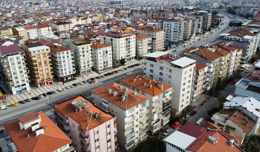 Uşak’ta Kasım ayında 337 konut satıldı