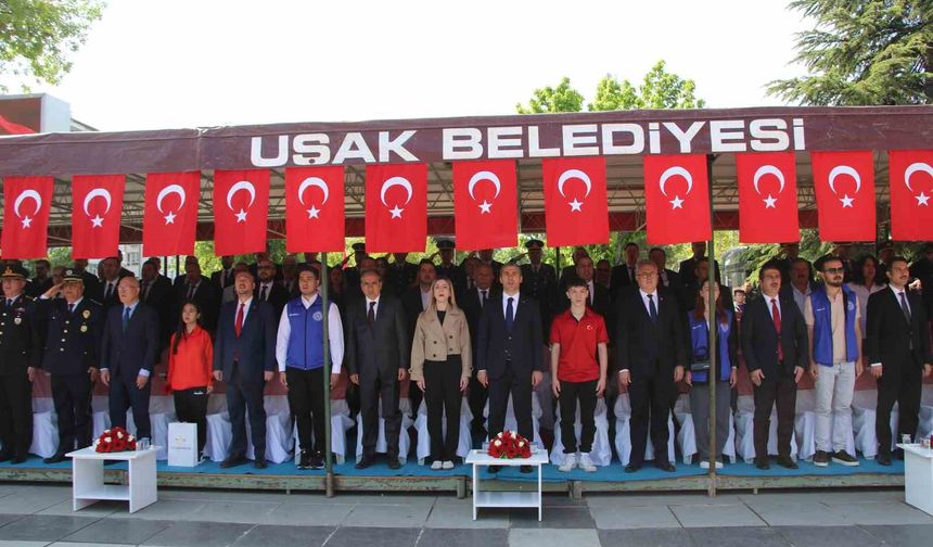 Uşak’ta 19 Mayıs Atatürk’ü Anma, Gençlik ve Spor Bayramı coşkuyla kutlandı
